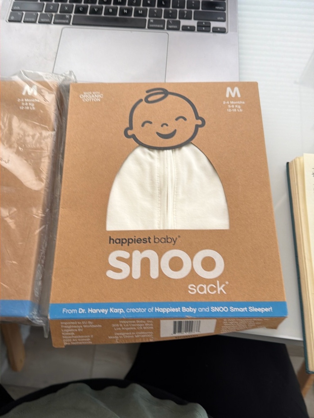 happiest baby Snoo Sack Sleep Sack - Cream (M)